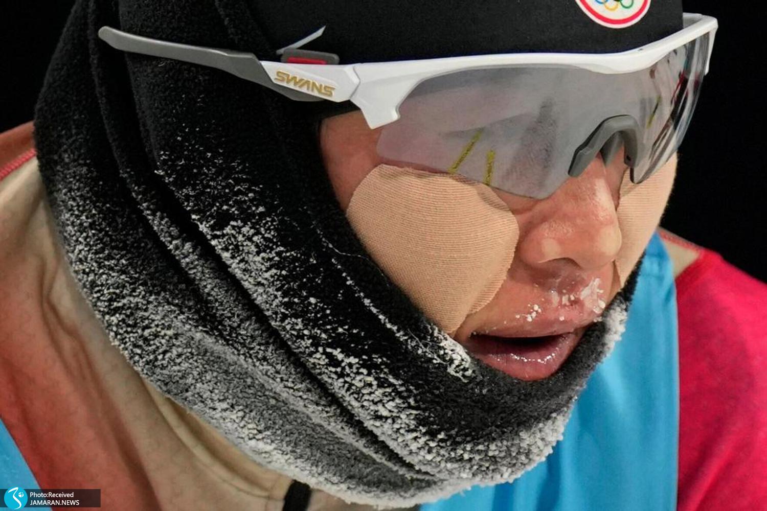 گزارش تصویری عجیب از سرمایی که ورزشکاران را یخ زد!