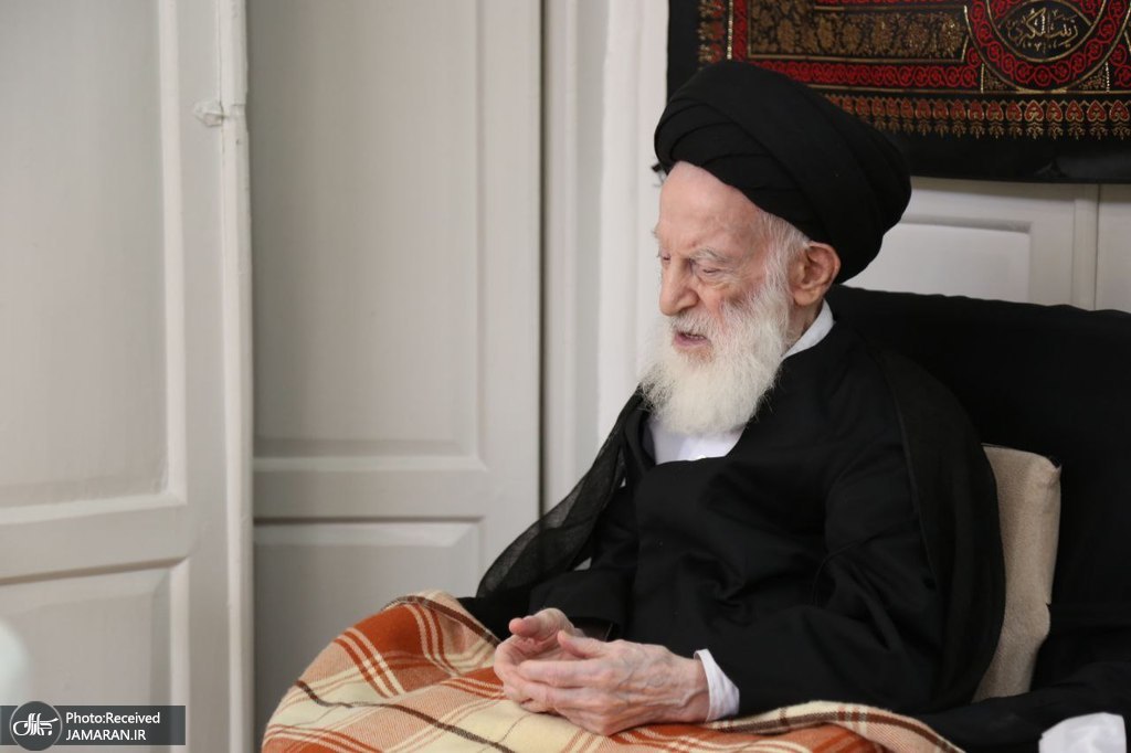 حضور آیت الله العظمی شبیری زنجانی در مجلس عزاداری ایام رحلت پیغمبر اسلام (ص) و حضرت شهادت حضرت امام حسن (ع) (3)