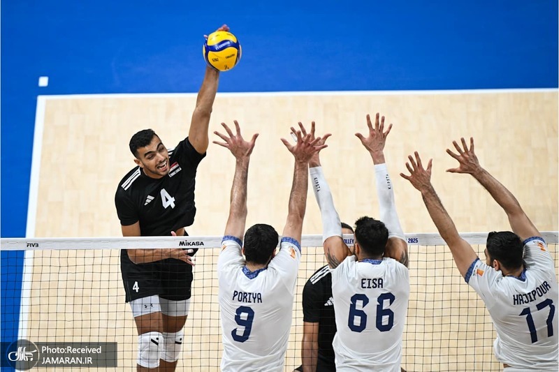 والیبال قهرمانی جهان 2025 تیم ملی والیبال ایران مصر