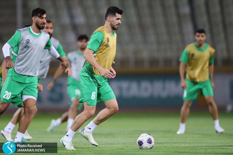 تمرین تیم ملی فوتبال ایران سعید عزت اللهی شهریار مغانلو