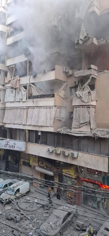 زخمی شدن ۱۵ نفر در حمله رژیم صهیونیستی به حومه بیروت