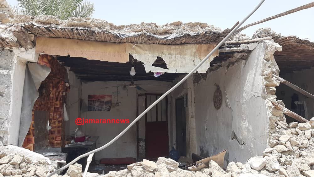  وضعیت خانه های مردم پس از زلزله بامداد امروز در هرمزگان (2)