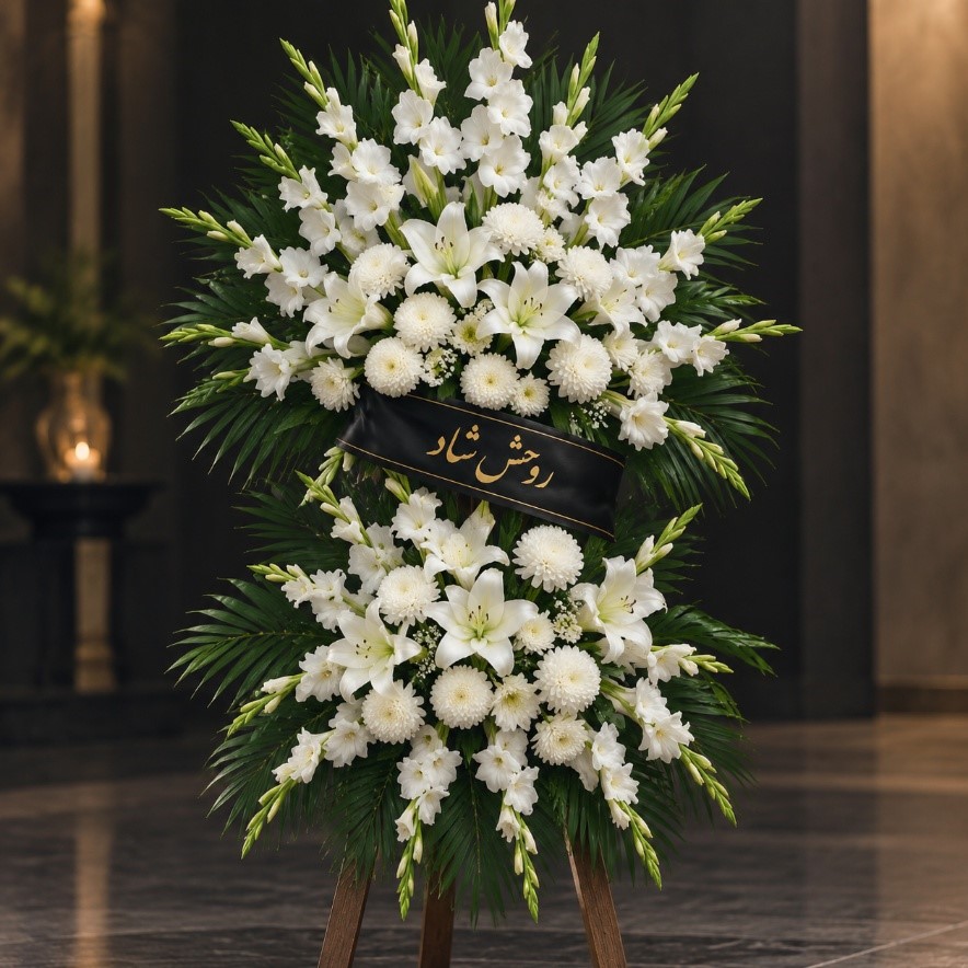طراحی تاج گل