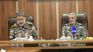 امیر سرتیپ الهامی فرمانده قرارگاه پدافند هوایی خاتمالانبیا شد (3)