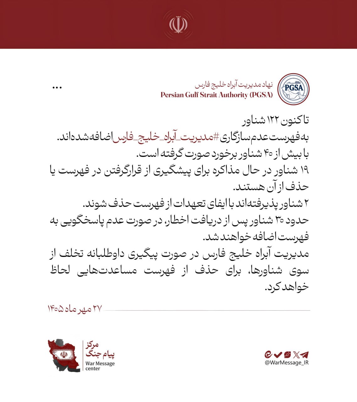 نهاد مدیریت آبراه خلیج فارس