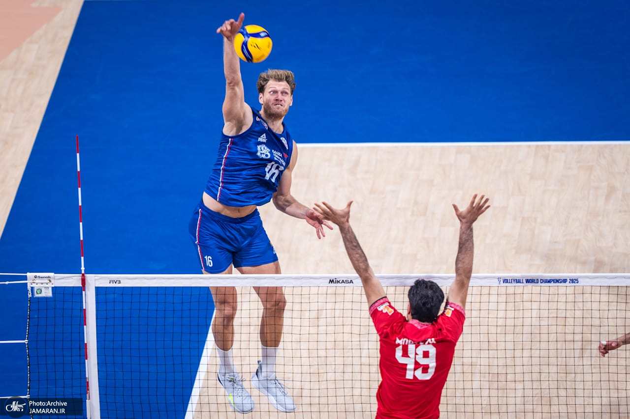 والیبال قهرمانی جهان 2025 تیم ملی والیبال ایران صربستان
