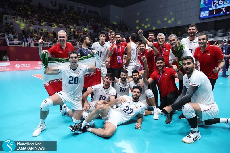 جشن والیبال ایران در هانگژو