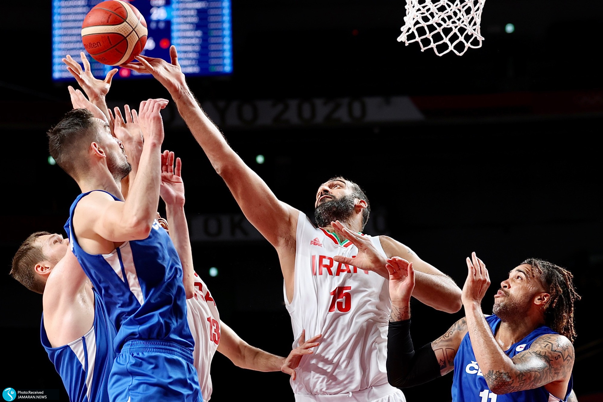 المپیک 2020| بسکتبال ایران - جمهوری چک