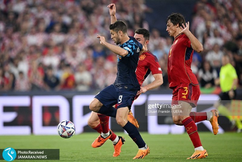 فینال لیگ ملت های اروپا ۲۰۲۳ اسپانیا کرواسی اسپانیا تیم فوتبال اسپانیا تیم فوتبال کرواسی