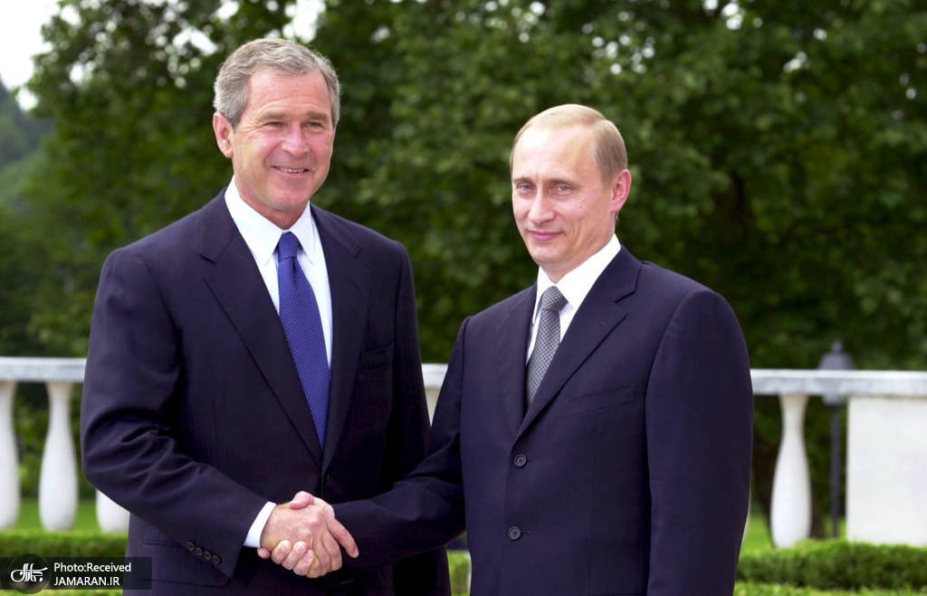 پوتین و بوش (2)