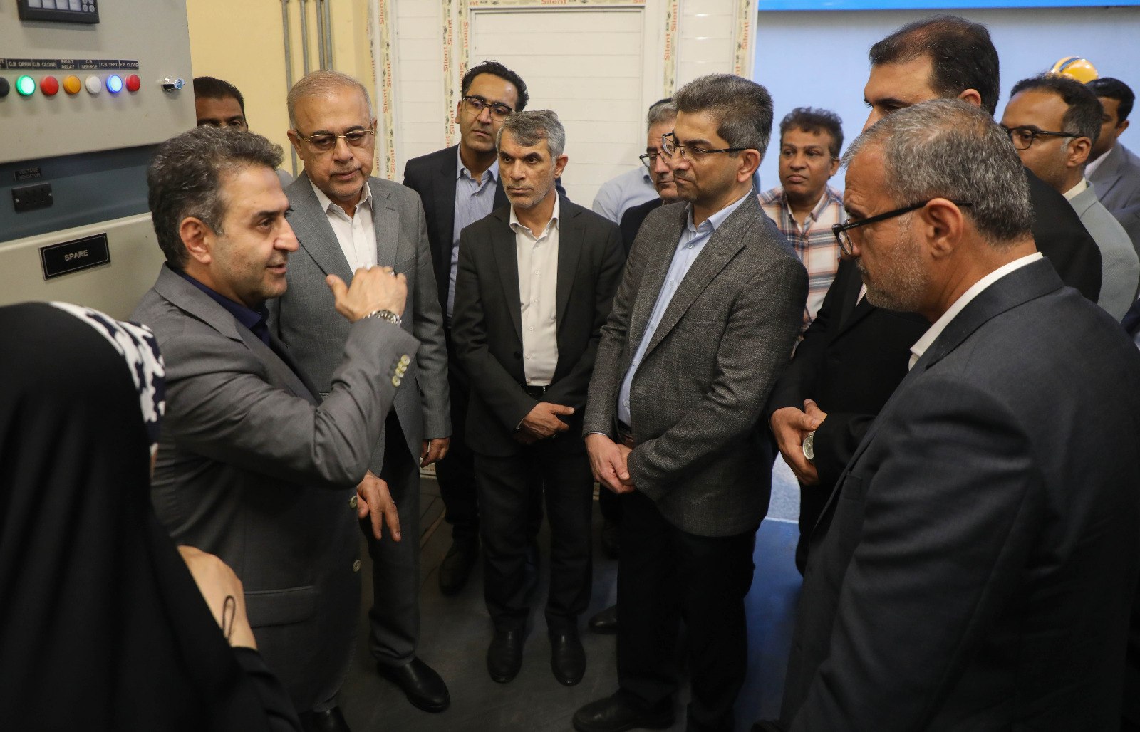 بهره‌برداری از کمپرسورخانه شماره ۲ آلومینیوم المهدی (3)