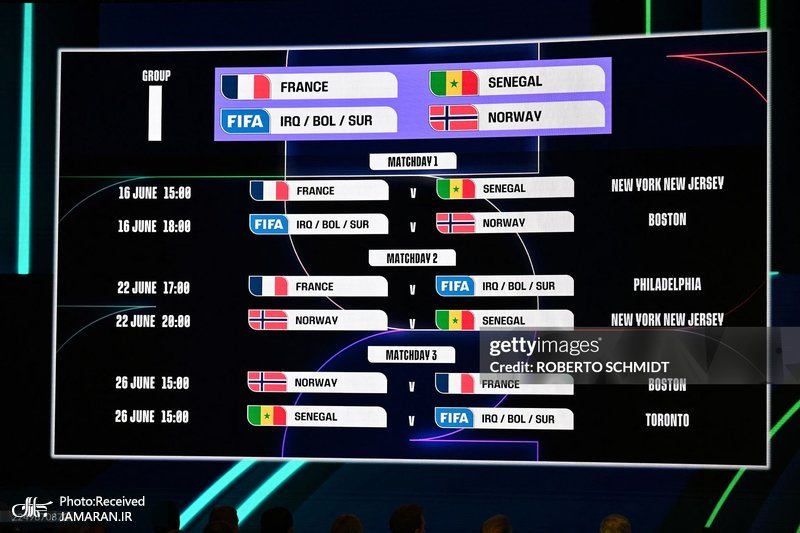 برنامه جام ۲۰۲۶