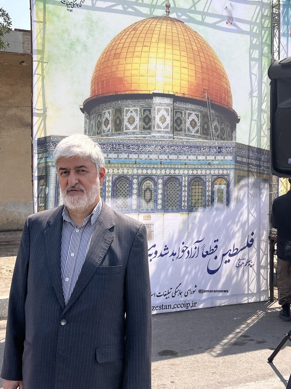علی مطهری در راهپیمایی روز قدس اهواز