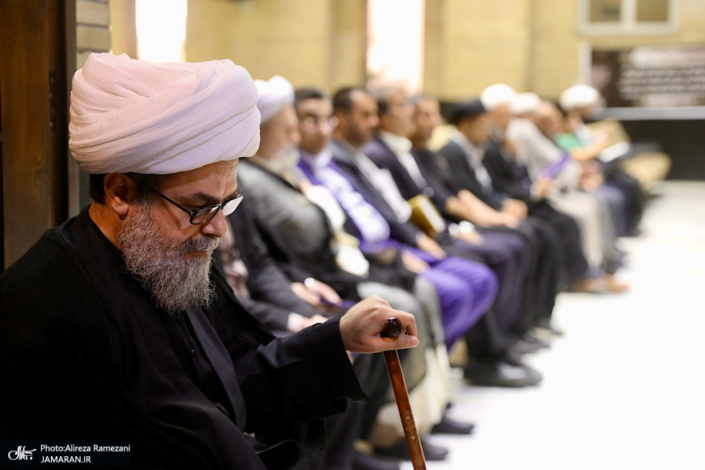 مراسم ختم همسر آیت الله راستی کاشانی