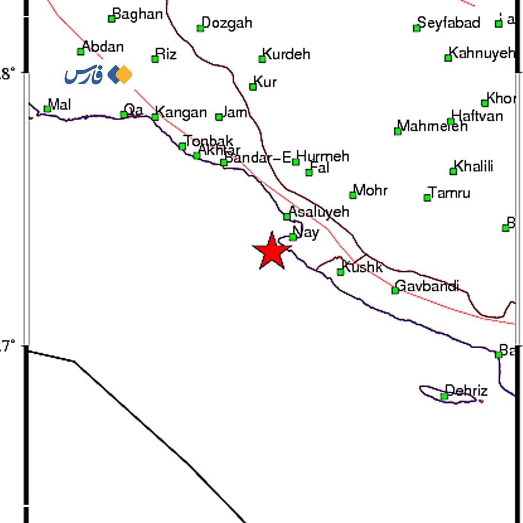 زلزله در عسلویه