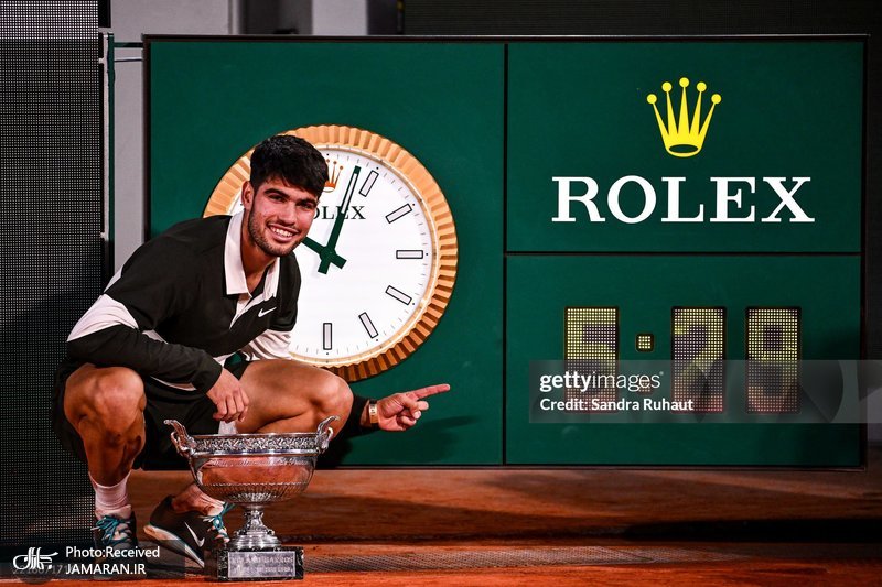 کارلوس آلکاراس رولان گاروس ۲۰۲۵ رولن گاروس ۲۰۲۵