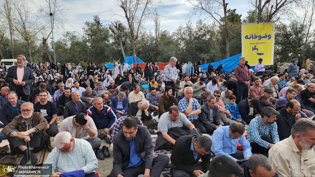 تصاویری از حال و هوای مراسم نماز عید سعید فطر در مصلی تهران (6)