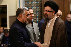 مراسم ختم پدر همسر محمد ظفرقندی