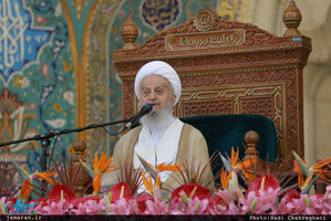 مراسم آغاز سال نو در حرم مطهر حضرت فاطمه معصومه(س)