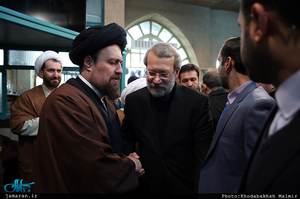 مراسم وداع با پیکر آیت الله هاشمی رفسنجانی(ره) در حسینیه جماران-11