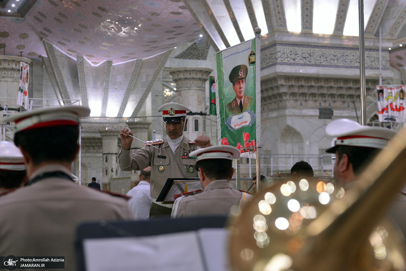 تجدید میثاق مسئولان سازمان عقیدتی سیاسی ارتش با آرمان‌های حضرت امام (س)