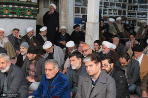 عزاداری شهادت حضرت زهرا (س) در دفتر آیت الله العظمی صانعی (ره)