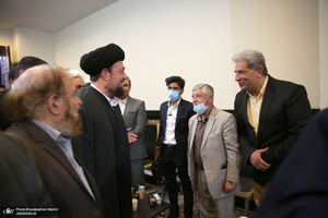 دیدار جمعی از نمایندگان پیروان ادیان الهی با سید حسن خمینی