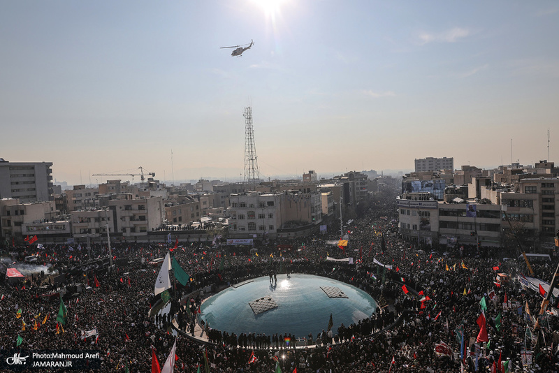 حضور میلیون ها تهرانی در تشییع پیکر مطهر سردار قاسم سلیمانی - 3