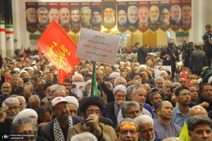مراسم بزرگداشت رهبر شهید انقلاب در قم-۱