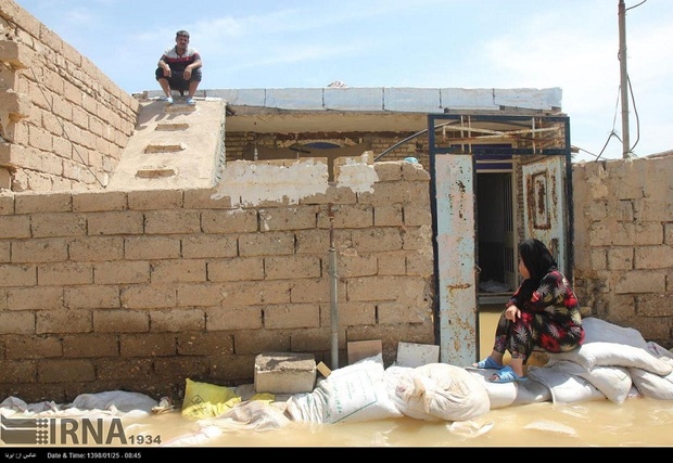 برآورد خسارت سیل به منازل روستایی خوزستان رو به افزایش است