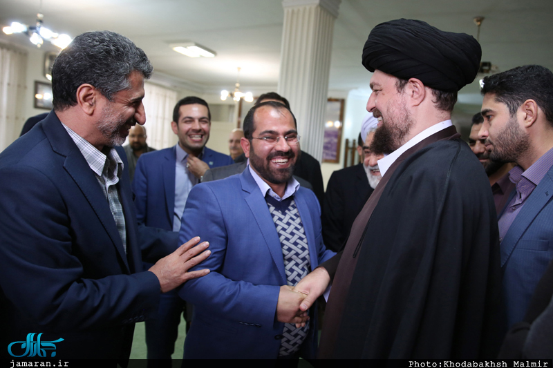 دیدار اعضای بانک قرض الحسنه رسالت با سید حسن خمینی 