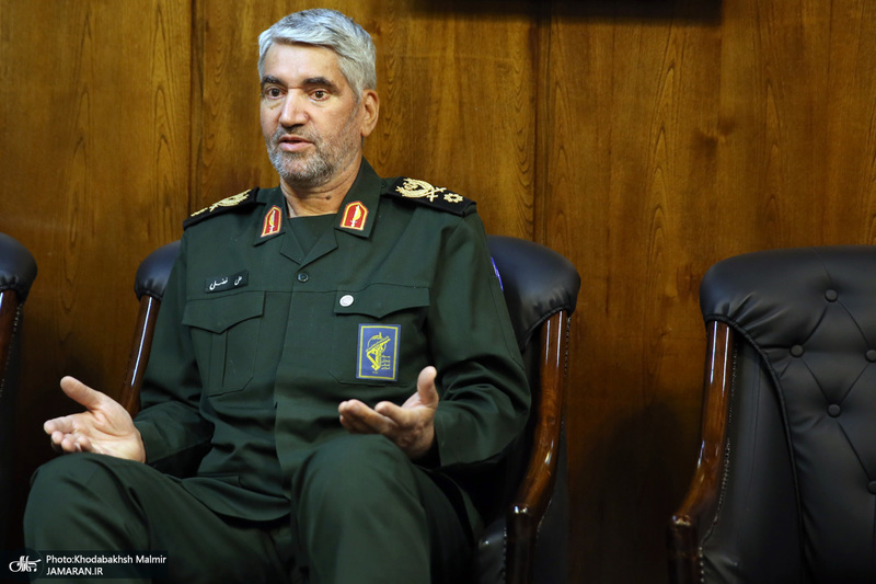 بازدید سردار علی فضلی از نگارستان جماران