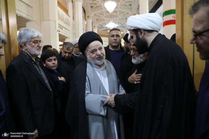 مراسم چهلم شهیدان لاریجانی در حرم مطهر حضرت معصومه (س)