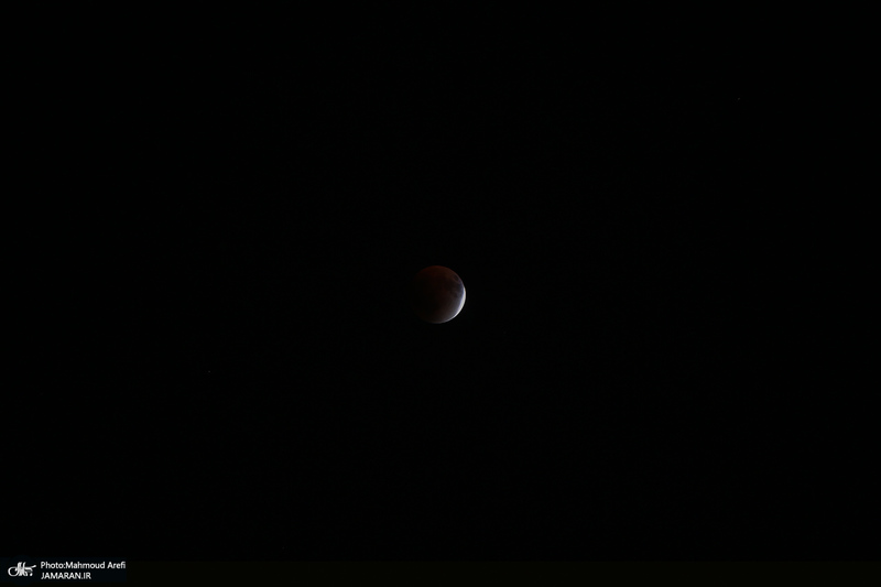 ماه گرفتگی امشب آسمان تهران