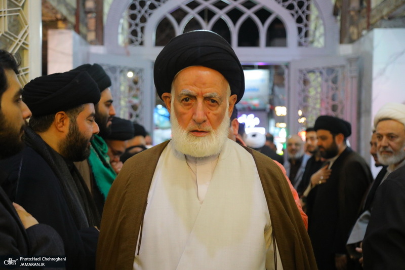 مراسم چهلمین روز درگذشت مرحوم آیت الله سید هادی سیستانی در قم‎
