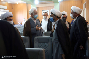 مراسم تودیع و معارفه سرپرست موسسه تنظیم و نشر آثار امام خمینی(س) نمایندگی قم