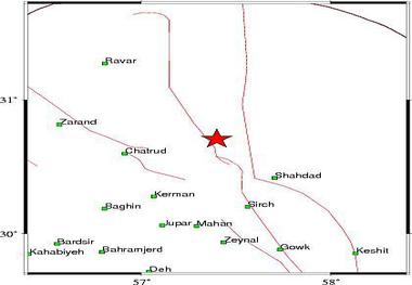 زلزله 6.1 ریشتری هجدک خسارتی نداشت