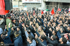  حضور میلیون ها تهرانی در تشییع پیکر مطهر سردار قاسم سلیمانی - 10 