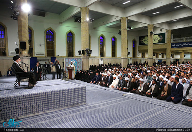 دیدار طلاب حوزه‌های علمیه استان تهران با رهبر معظم انقلاب 