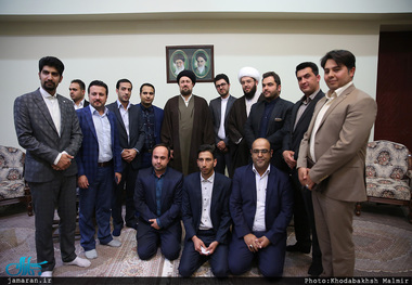 دیدار جمعی از مردم استان مازندران و دانشجویان زنجان با سید حسن خمینی