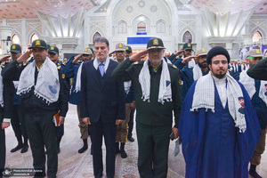 تجدید میثاق دانشجویان و فرماندهان دانشگاه افسری و تربیت پلیس امام حسن مجتبی (ع) با آرمان های امام خمینی (س)