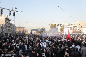 حضور میلیون ها تهرانی در تشییع پیکر مطهر سردار قاسم سلیمانی - 4
