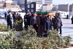 مراسم تشییع و خاکسپاری پیکر اشرف بروجردی