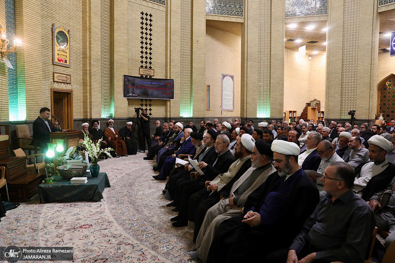 مراسم ختم همسر آیت الله سید علی سیستانی