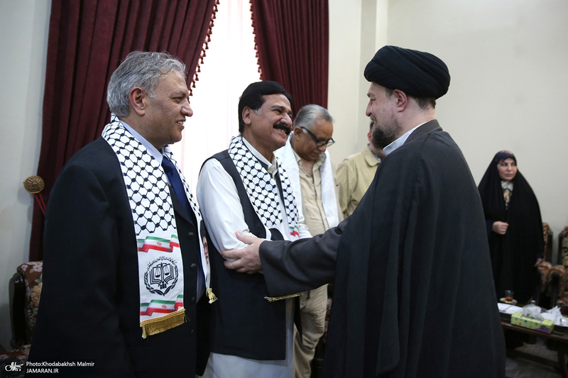 دیدار جمعی از حقوقدانان کشور پاکستان با آیت الله سید حسن خمینی