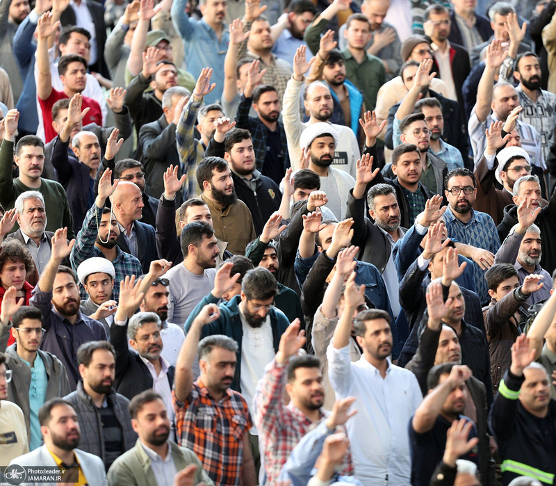 اقامه نماز عید سعید فطر به امامت رهبر معظم انقلاب