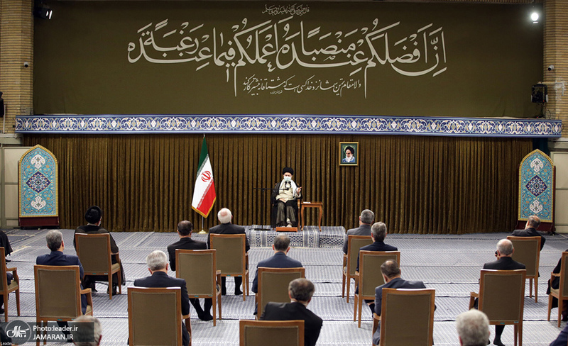 آخرین دیدار رئیس‌جمهور و اعضاء هیئت دولت دوازدهم با رهبر معظم انقلاب