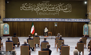 آخرین دیدار رئیس‌جمهور و اعضاء هیئت دولت دوازدهم با رهبر معظم انقلاب