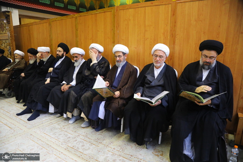 مراسم چهلمین روز درگذشت حاجیه خانم صدیقه بروجردی مادر شهید عیسی بروجردی