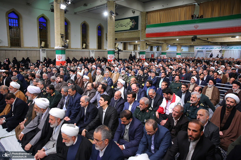 دیدار مسئولان نظام و سفرای کشورهای اسلامی با رهبر معظم انقلاب